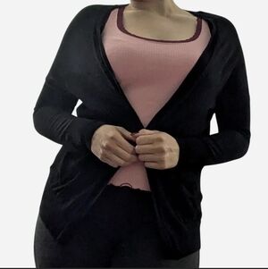 a.n.a Women's Black Cardigan Sweater